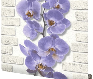 Обои виниловые Аспект Ру Орхидея фиолетовые 0.53 м 10107-46